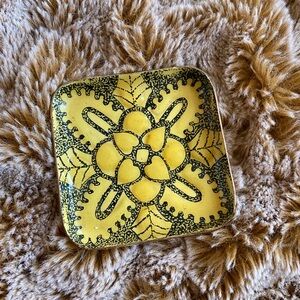 Urban Outfitters cream and black trinket dish